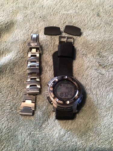 casio pathfinder titanium watch band