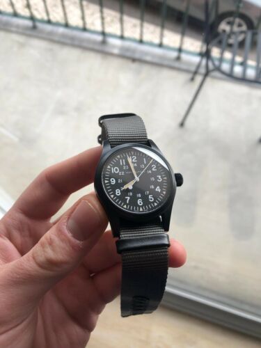 Hamilton Khaki Field Mechanical Black PVD WatchCharts Marketplace