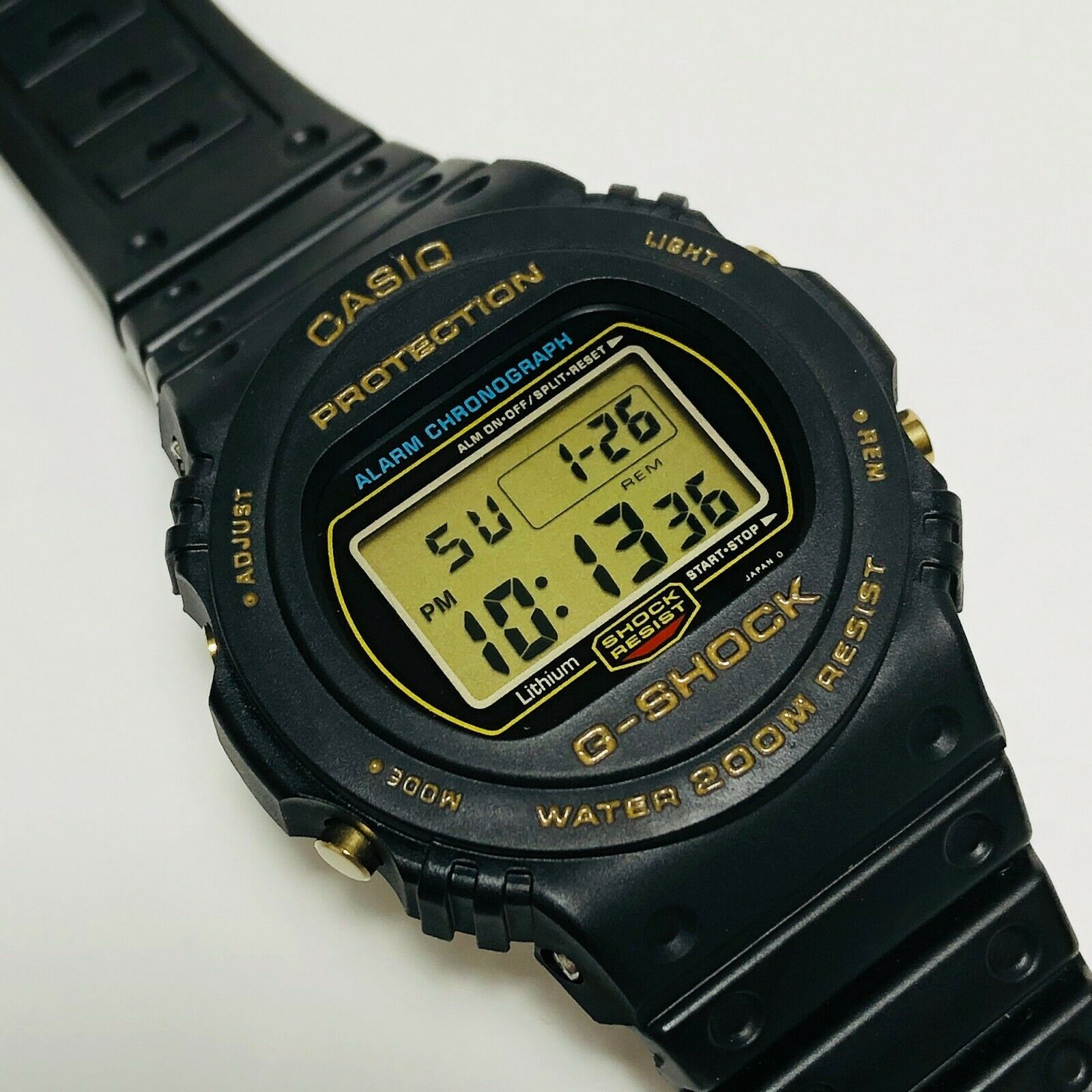 G-Shock DW5700C DW-5700C-9GV BLACK GOLD Module 901 Rare Vintage Japan H |  WatchCharts Marketplace