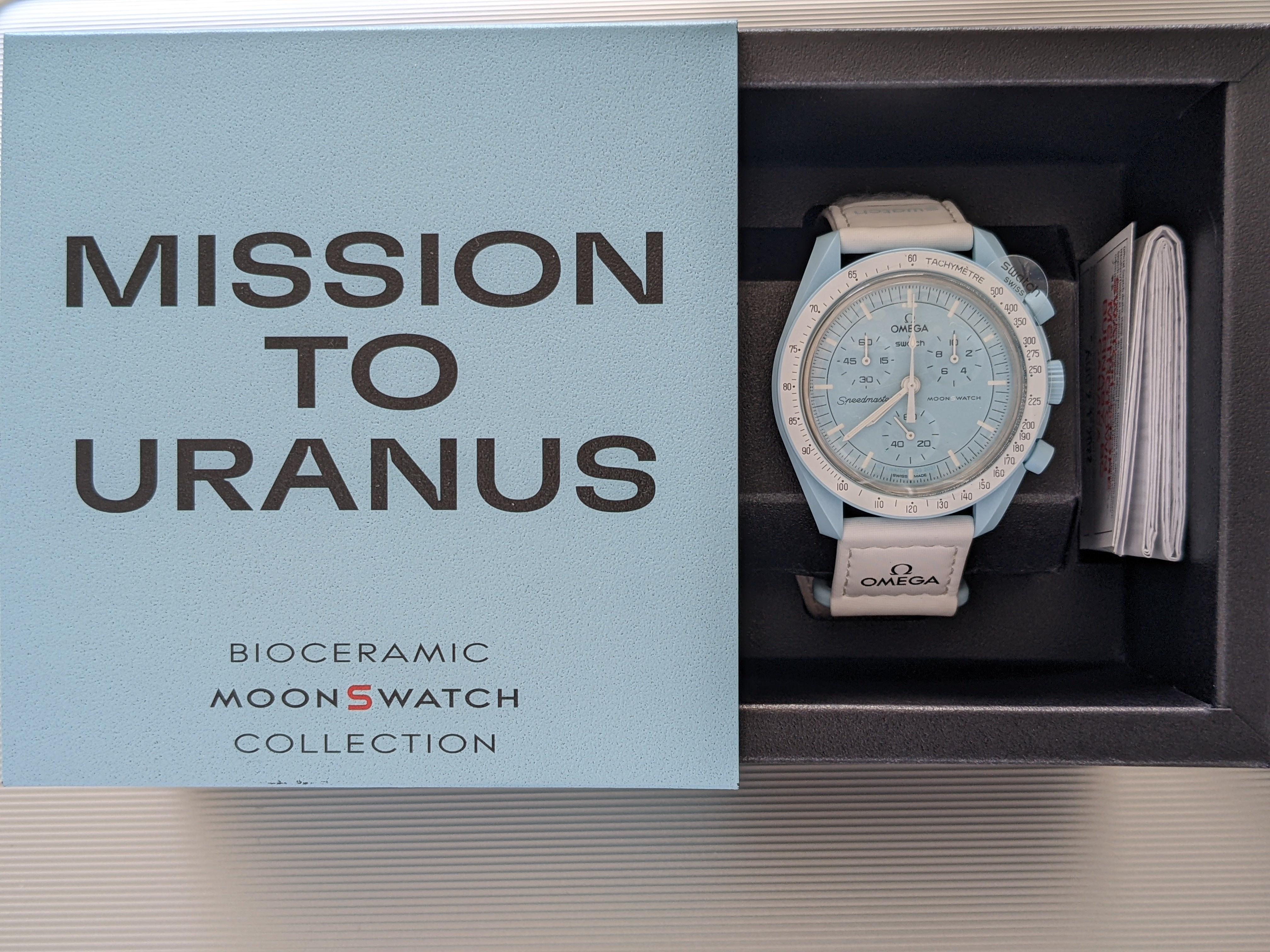 New Swatch x Omega Moonswatch Mission to Uranus | WatchCharts