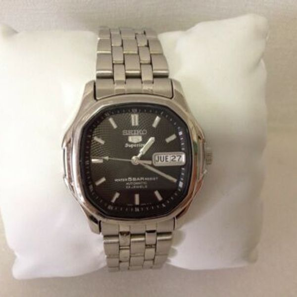 Seiko 5 Superior Automatic 23 Jewels Men's Wrist Watch 5 Bar Water  Resistance | WatchCharts