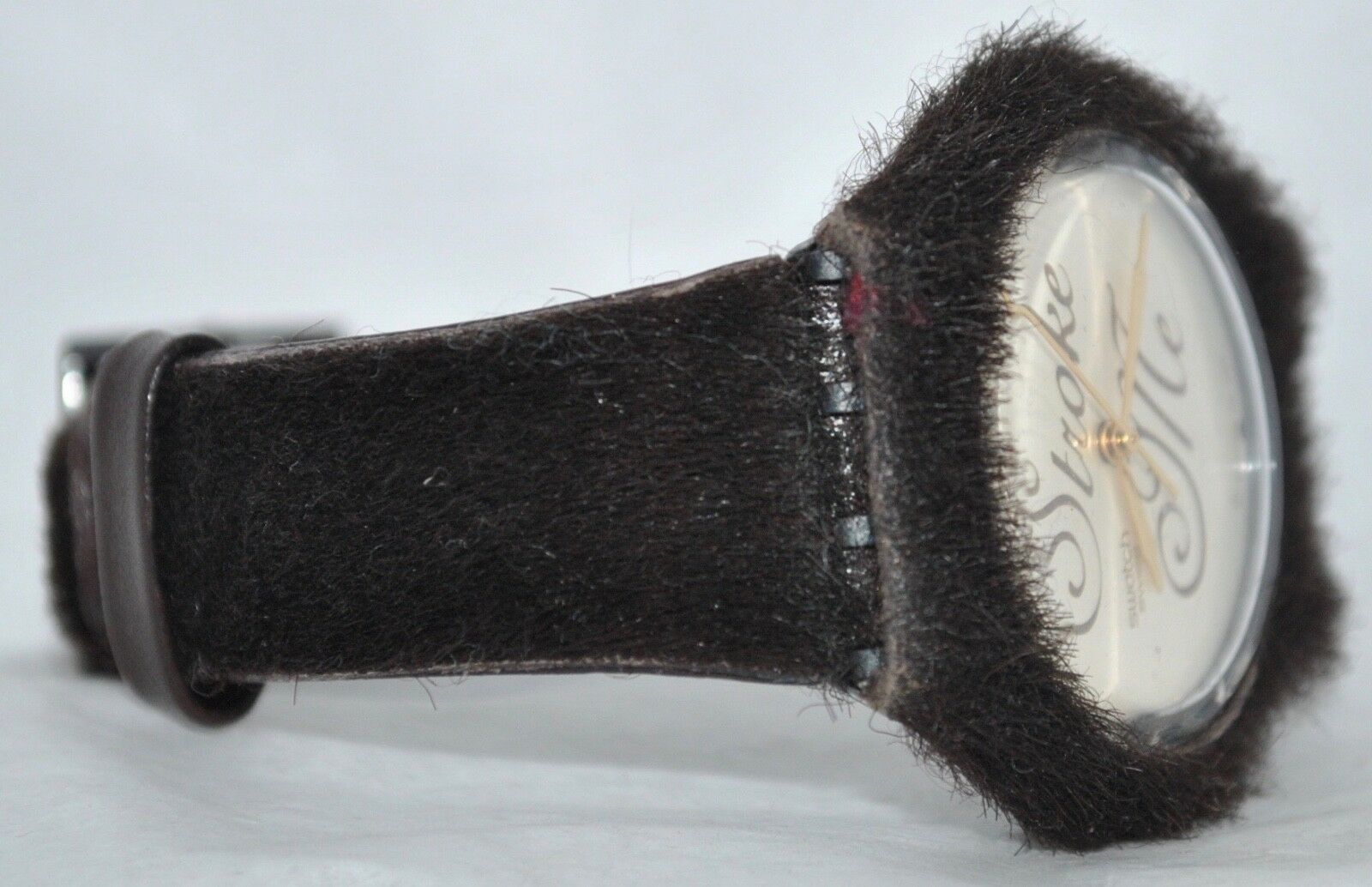 Swatch 2000 “Hairy Harry” Watch Stroke Me Dial Fur Watch 