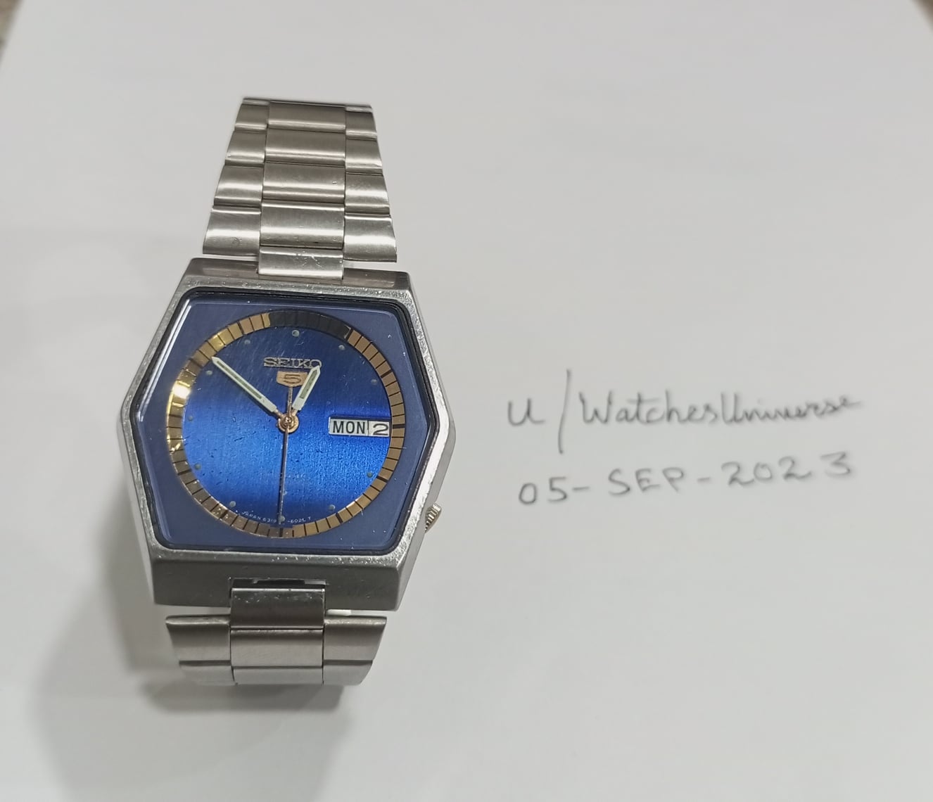 WTS] Seiko 5 6319-6020 Automatic 21 Jewels Men Vintage Japan Watch 