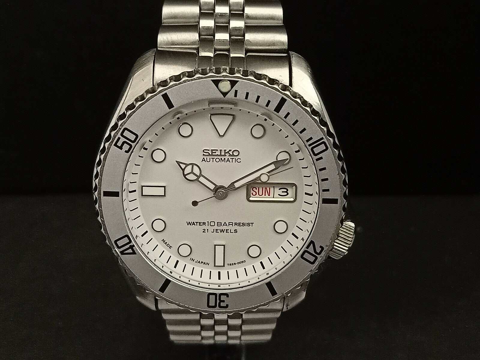 Seiko skx007 best sale white dial