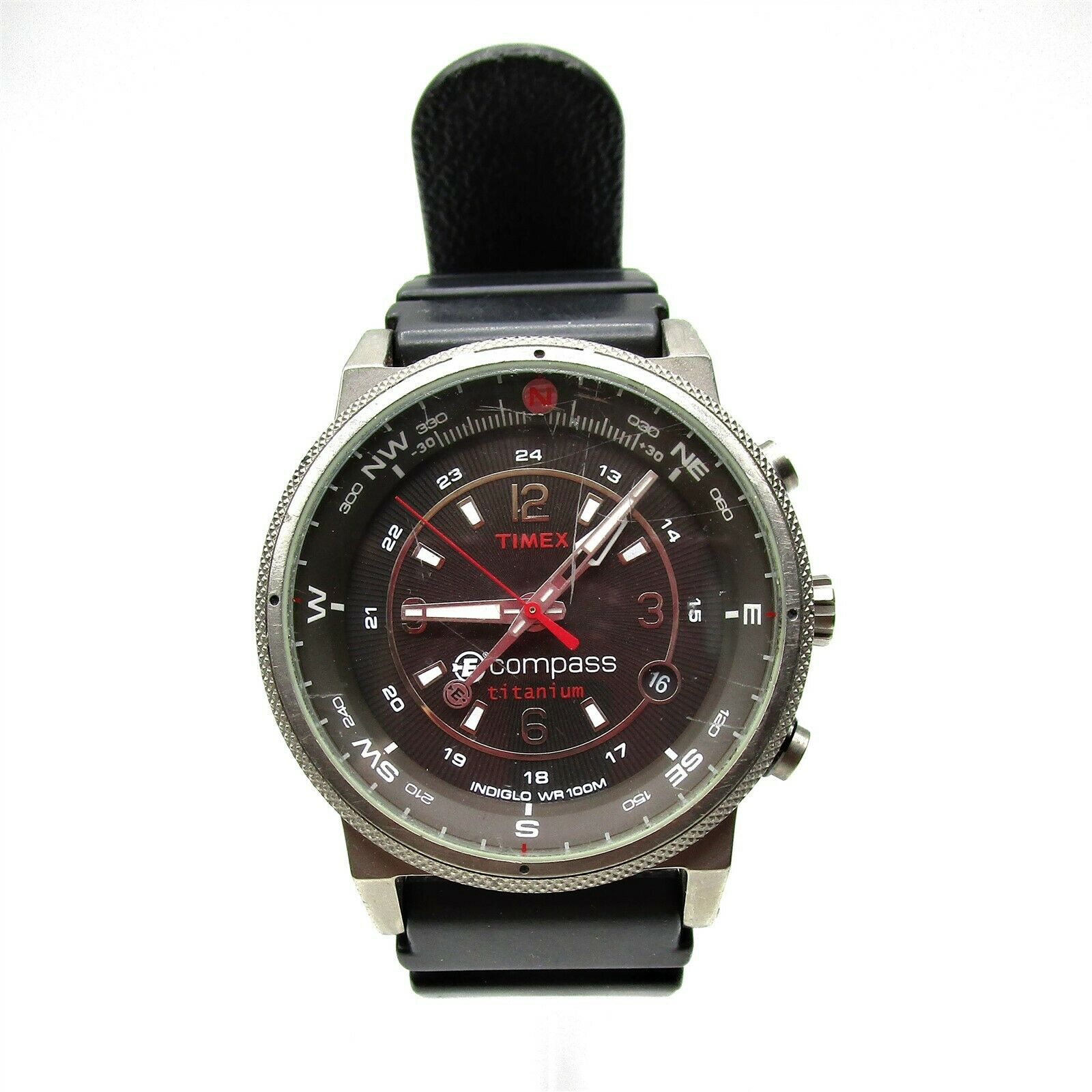 Timex compass store titanium watch