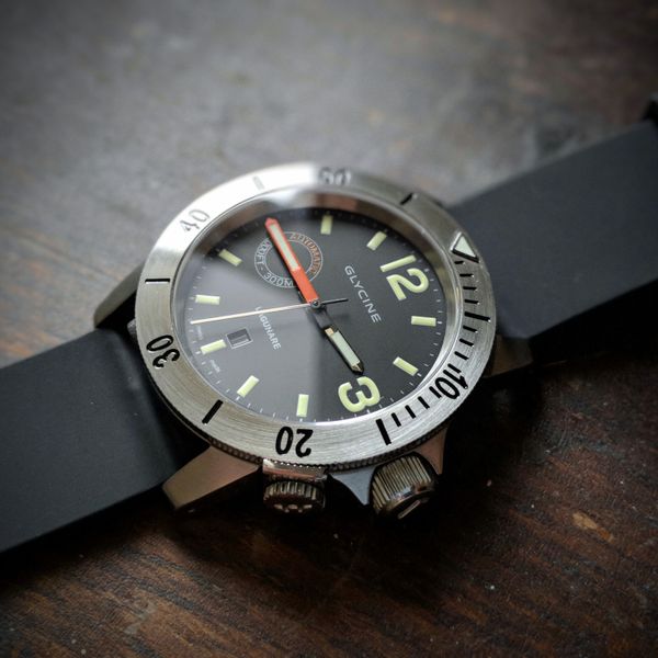 Glycine Lagunare L 1000 Diver (Hard to find Black dial) | WatchCharts ...