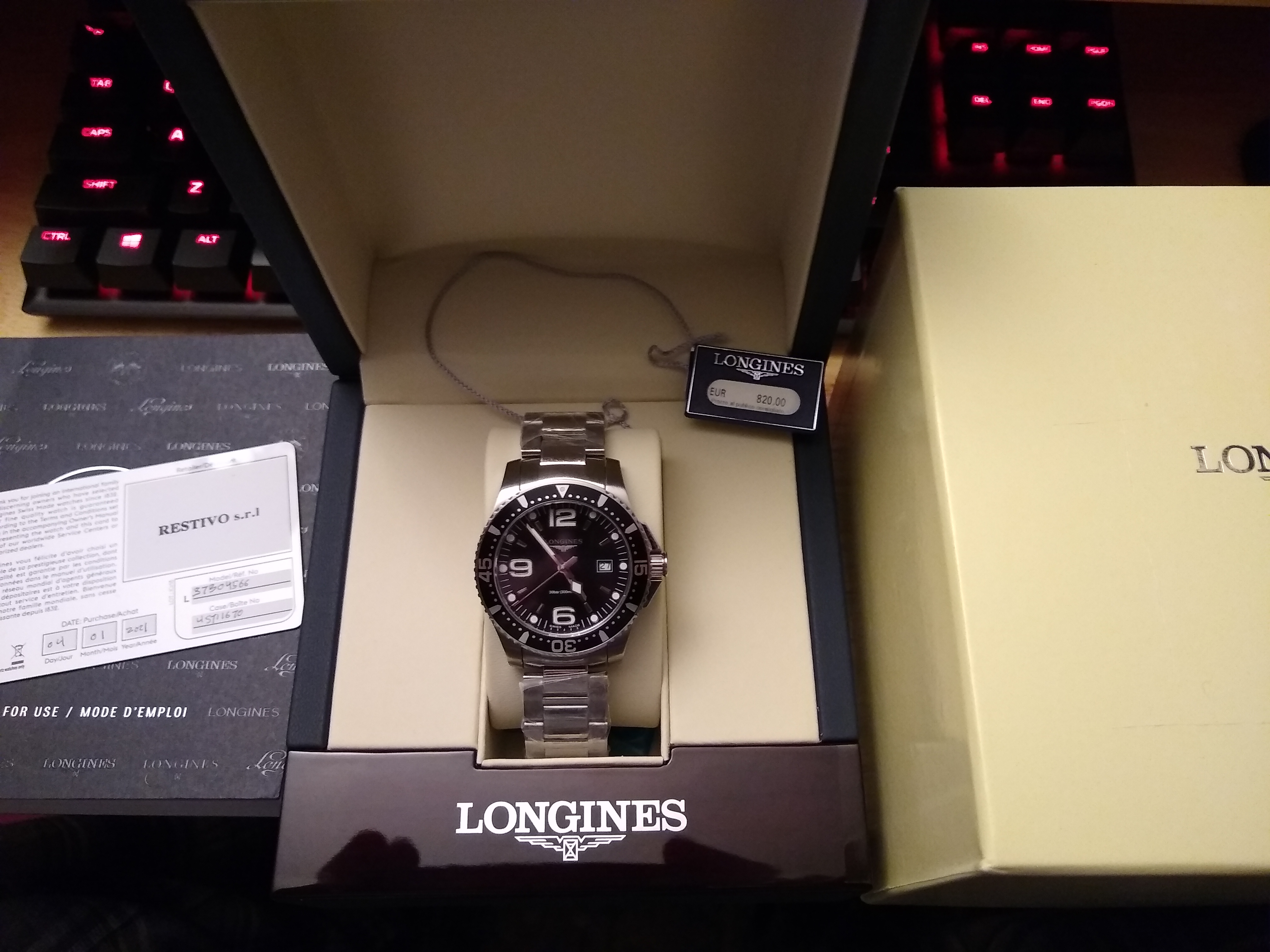 Longines HydroConquest 39 Quartz L3.730.4.56