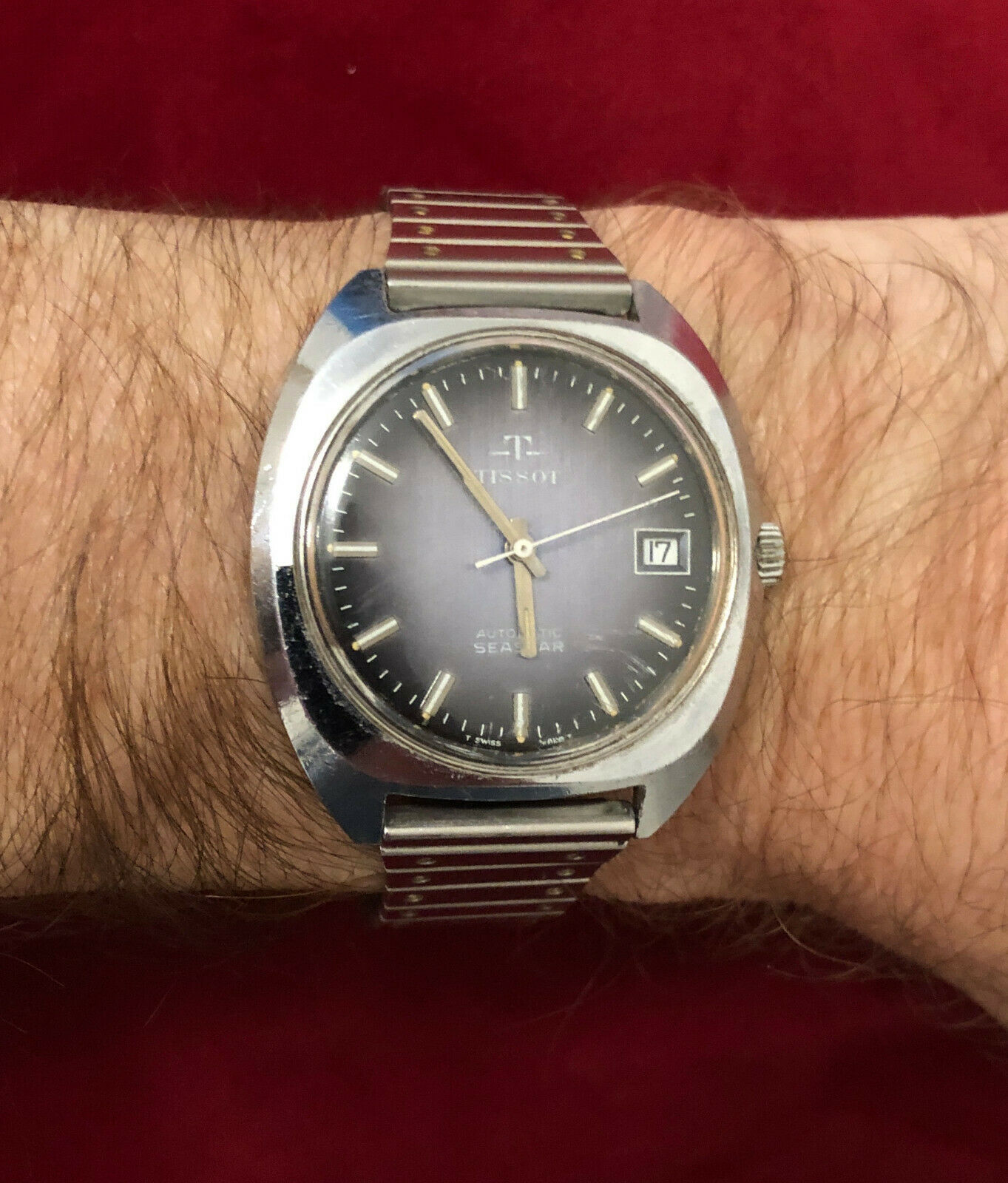 VINTAGE TISSOT SEASTAR AUTOMATIC 1975 WITH DATE original and