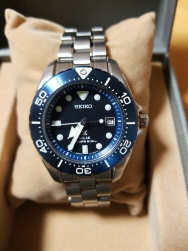 Seiko Prospex SBDN017 Diver Scuba Titanium Solar Power 200m Watch from  japan | WatchCharts