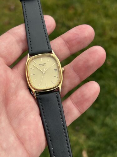 RUNS PERFECT Vintage Clean SEIKO 'Golden Ellipse' Ultra Thin