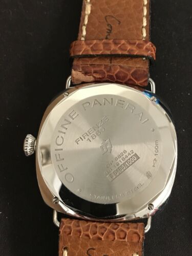 Panerai Radiomir PAM 380 Wrist Watch for Men op 6826 45mm 2 straps