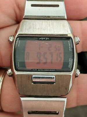 Vintage '96 Seiko Alba AKA LCD Retro Chrono Alarm Watch, JDM, Orig