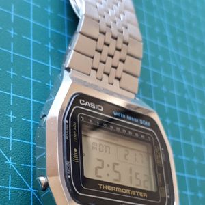 Casio TS-2000 Vintage Digital Thermometer Watch Module 225 - Rare