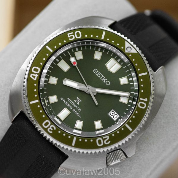 FS: Seiko Green Willard SPB153, OEM Rubber Strap | WatchCharts