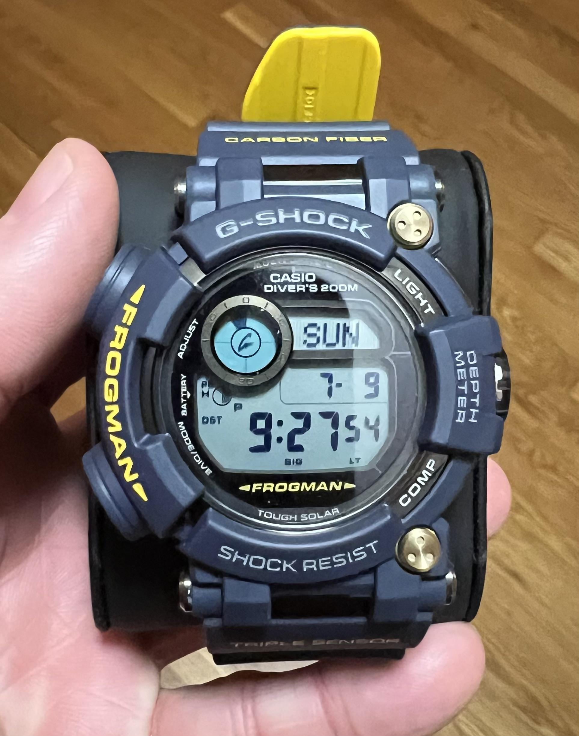 CASIO G-SHOCK FROGMAN Master in NAVY BLUE GWF-D1000NV-2JF men's