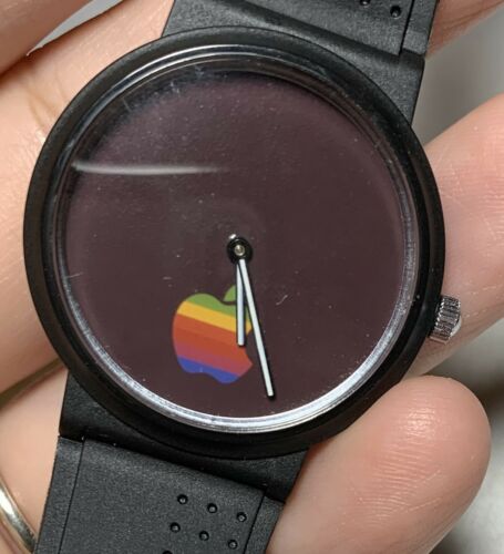 APPLE- MACINTOSH Vintage Timex 1990's (Apple/Rainbow) *Rare APPLE- MACINTOSH Vintage Timex 1990's (Apple/Rainbow) *Rare