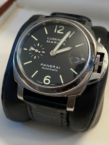 PANERAI LUMINOR MARINA PAM 00104 OP 6690 40MM MENS WATCH WatchCharts