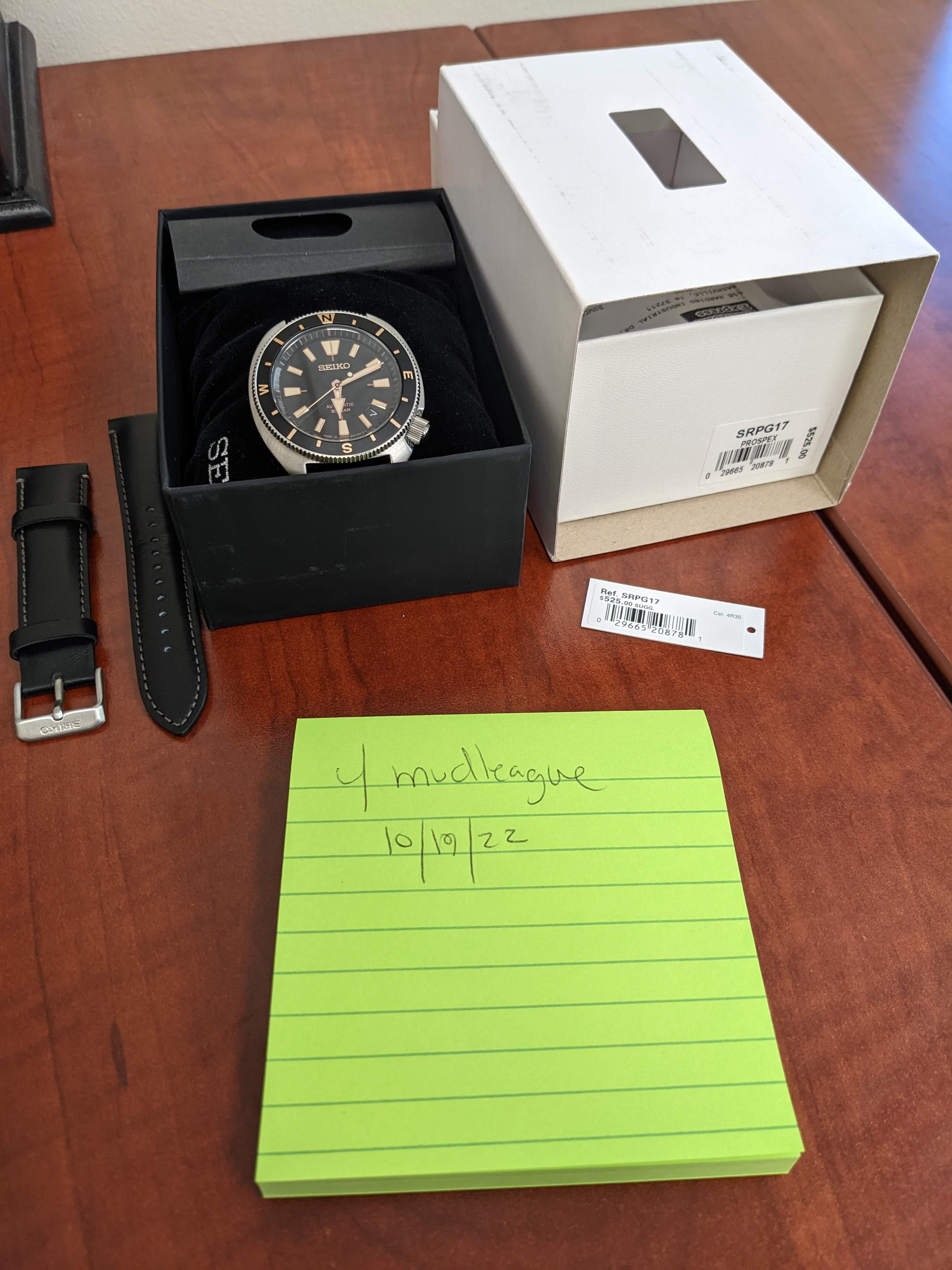 WTS] Seiko SRPG17 Land Tortoise | WatchCharts