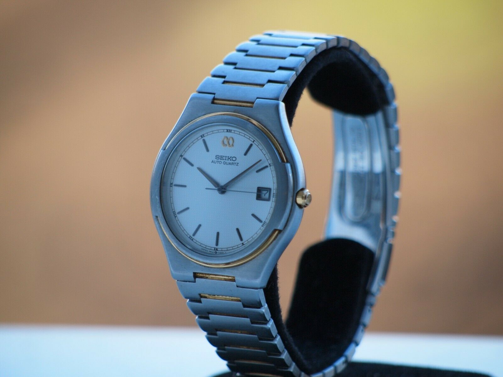 Rare Seiko Auto quartz Date watch, cal. 7M12-7A00, in great 