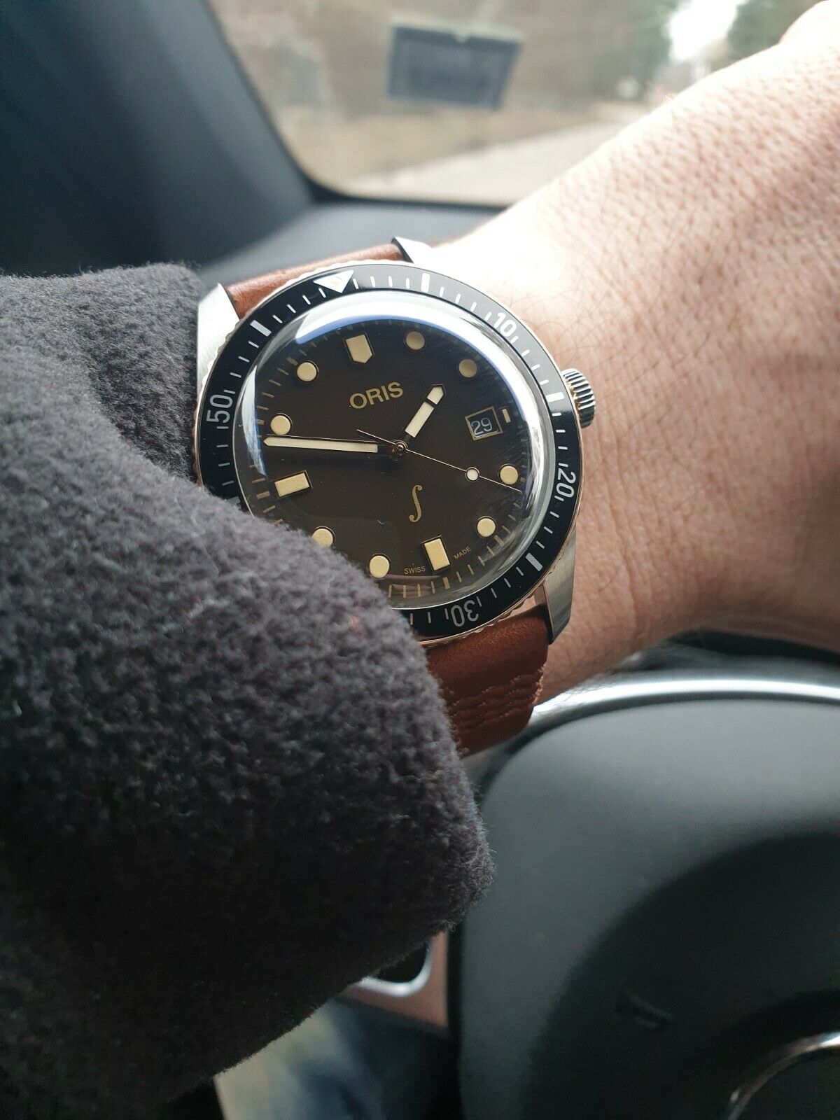 ORIS Divers SIXTY FIVE Formosa VIOLIN Limited Edition Bronze bezel