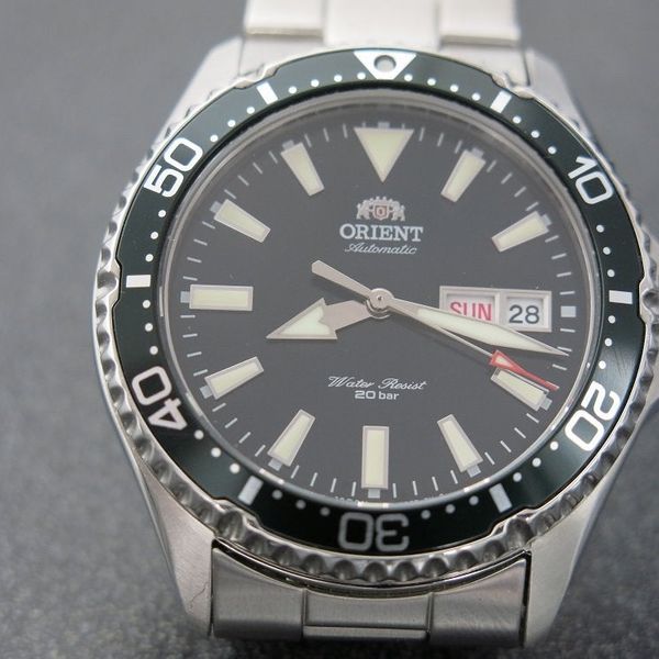 For Sale Orient Kamasu Metallic Green WatchCharts Marketplace