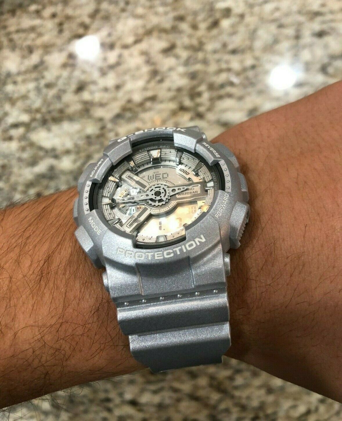 GA-110BC-8A Brand New G SHOCK X-Large Analog Digital GA110 Silver