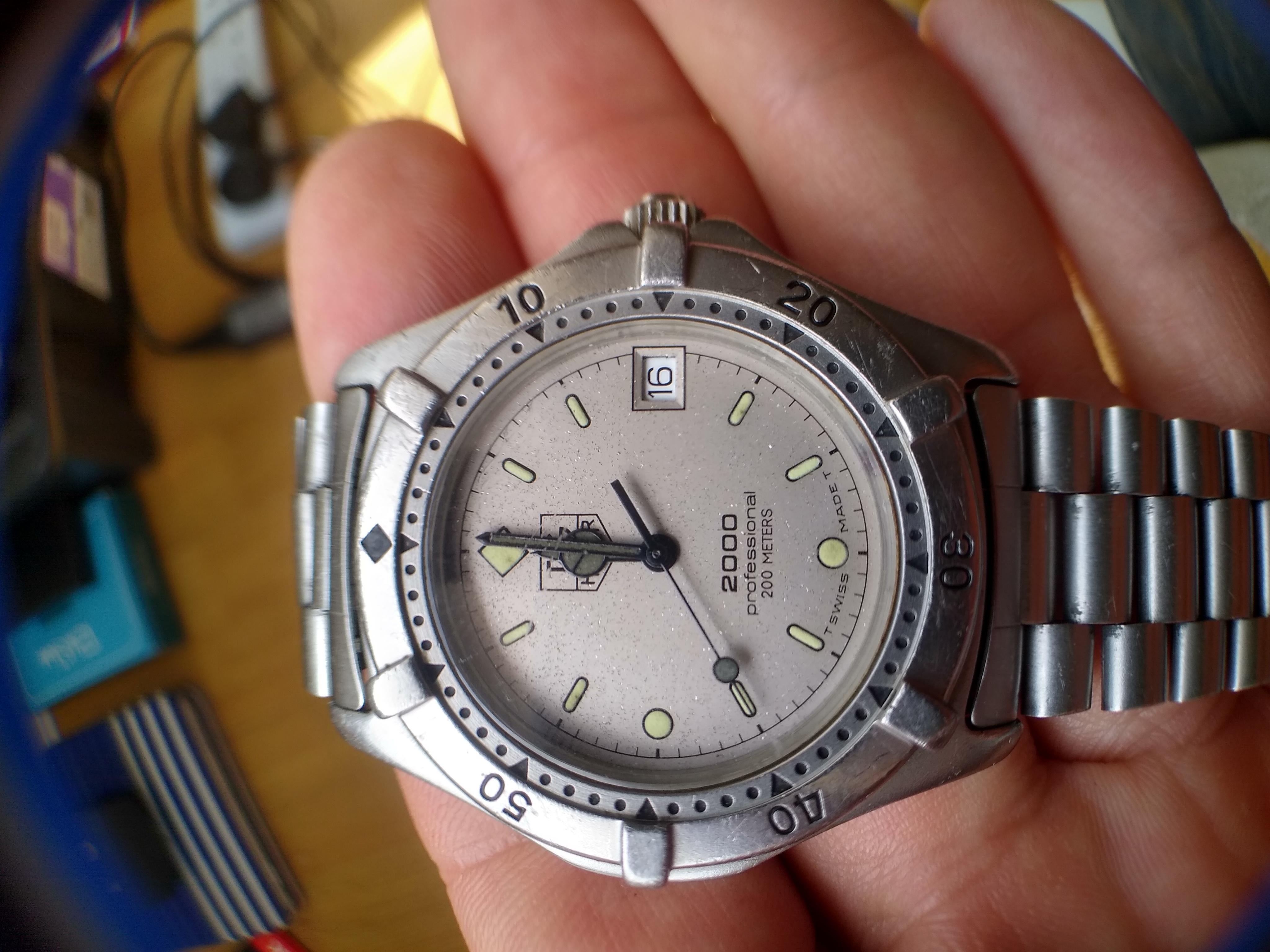 WTS Tag Heuer 39.5mm Vintage 2000 Series 926.206 Tritium with