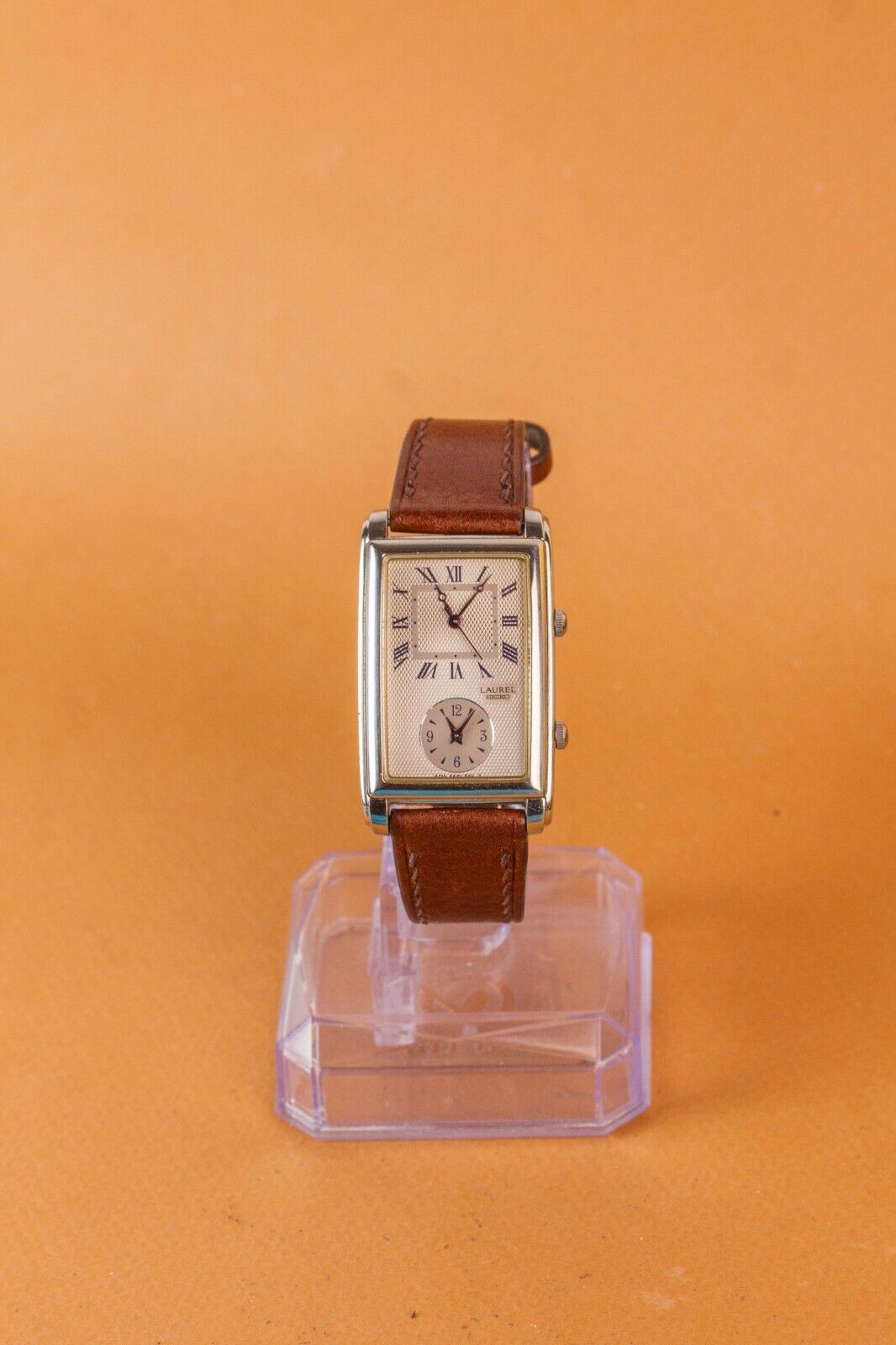 Seiko Laurel Dual Time WWW4-5000 LJAP601 Rectangular 41x25mm Mens