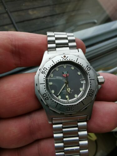 TAG Heuer 3000 Series Date 932.213 Quartz Gray Dial SS Ladies