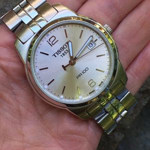 Tissot PR100 T049410B Stainless Steel Silver Tone Men's Date