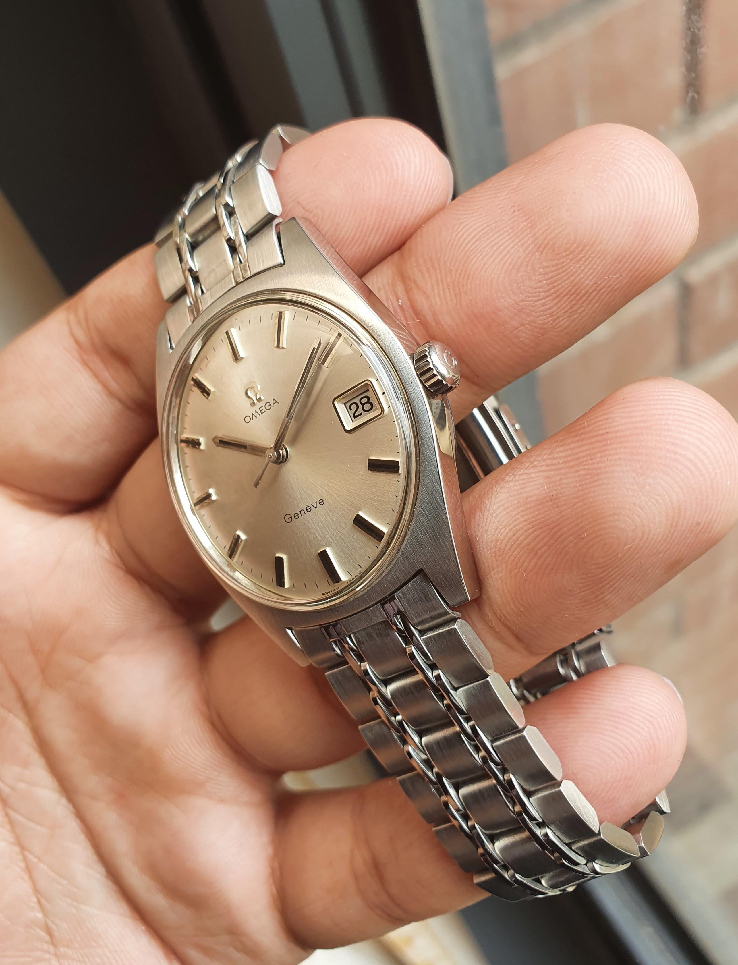 WTS Omega Geneve Year 1969 Manual Winding Vintage Swiss Watch