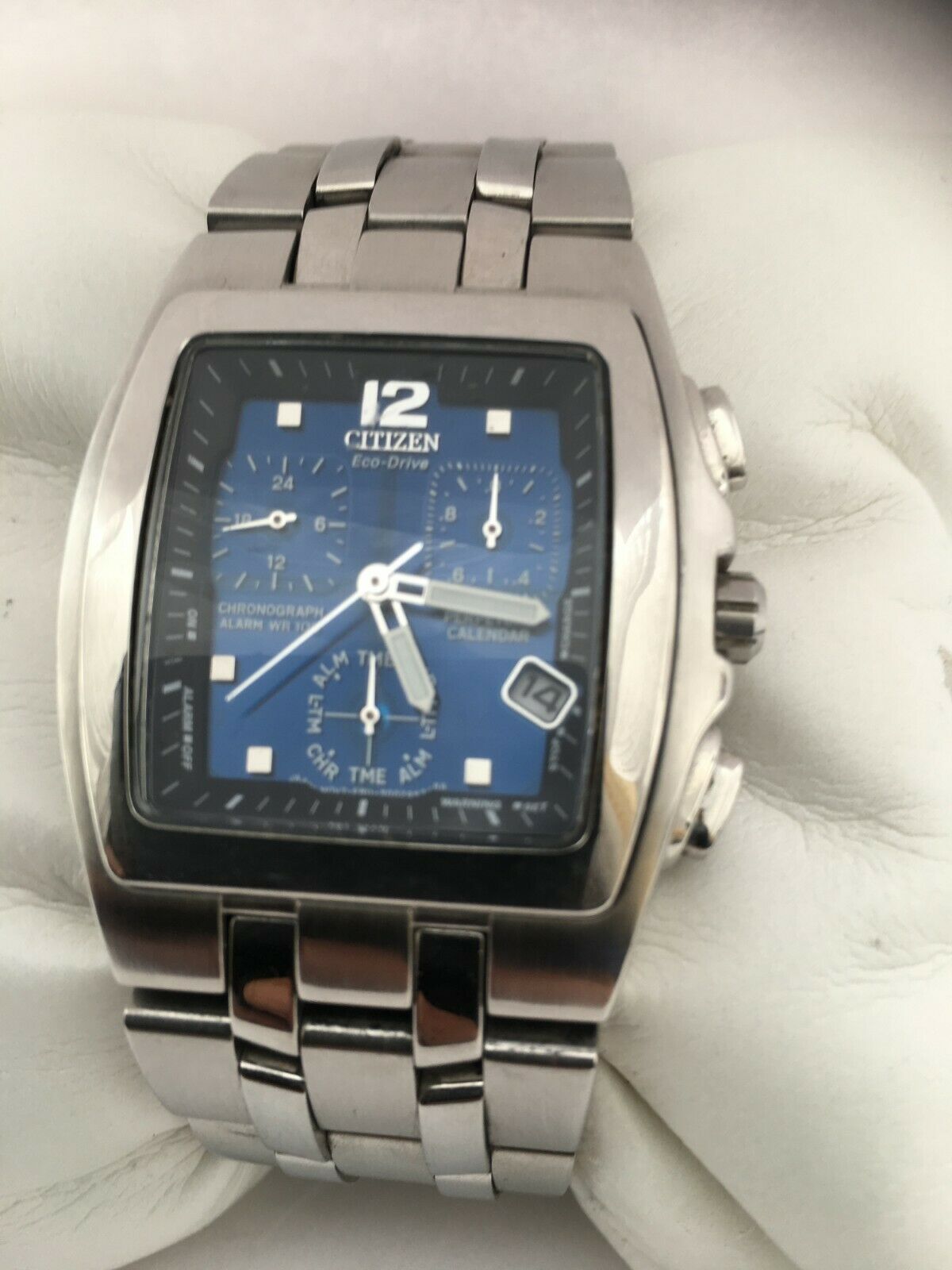 Citizen Men's Eco Drive Chronograph Alarm Perpetual Calendar E811