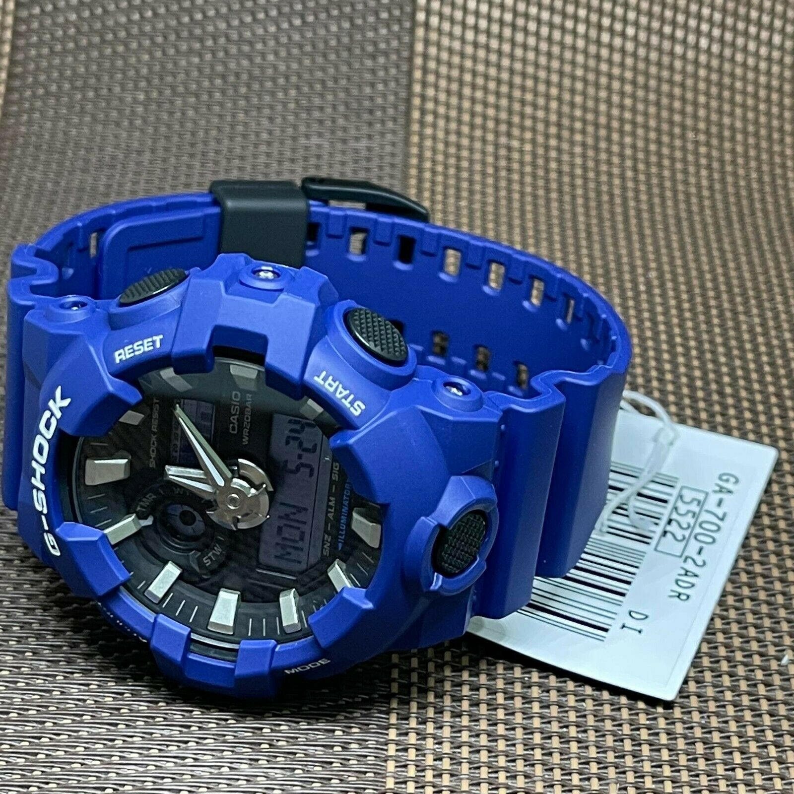 Casio G-Shock GA-700-2A Super illuminator Blue Analog Digital 