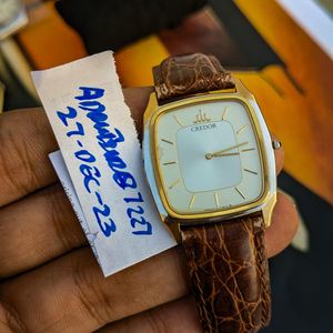 WTS] Seiko CREDOR 1990's 14k Gold Bezel and nickel alloy | 2F70