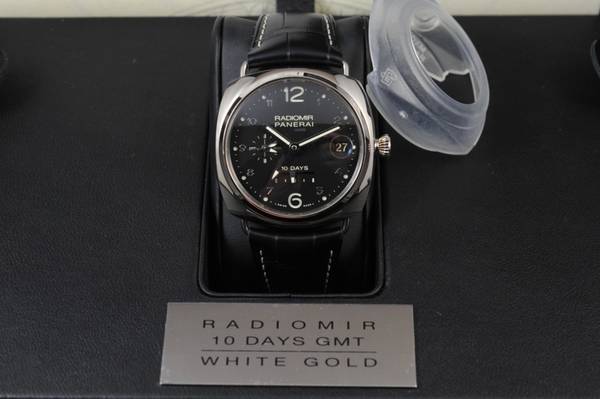 FS Panerai PAM 496 Radiomir 10 Days GMT Oro Bianco Special