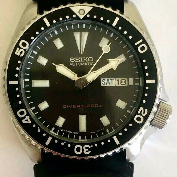 Classic SEIKO SKX173 7S26-0029 Singapore Serial #360642 Used | WatchCharts