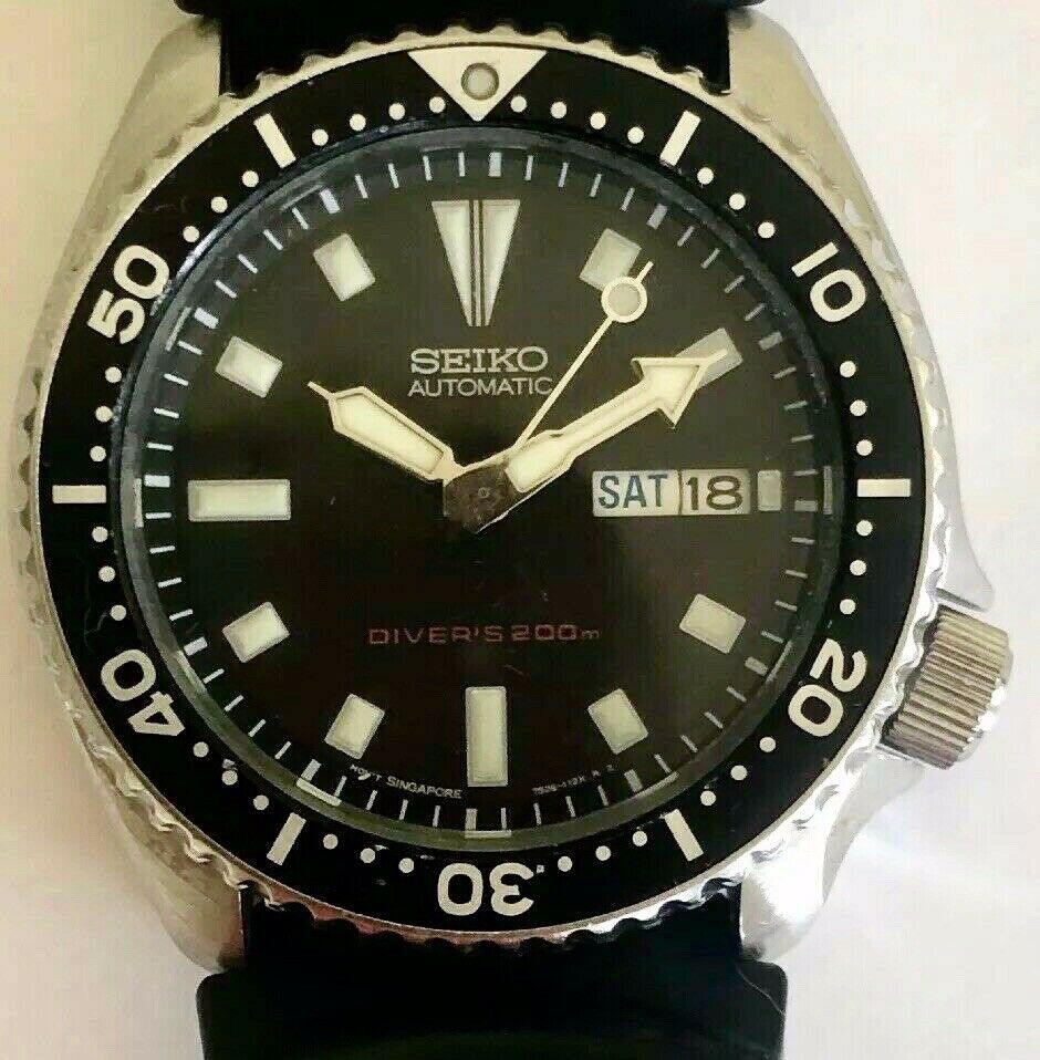 Classic SEIKO SKX173 7S26 0029 Singapore Serial 360642 Used