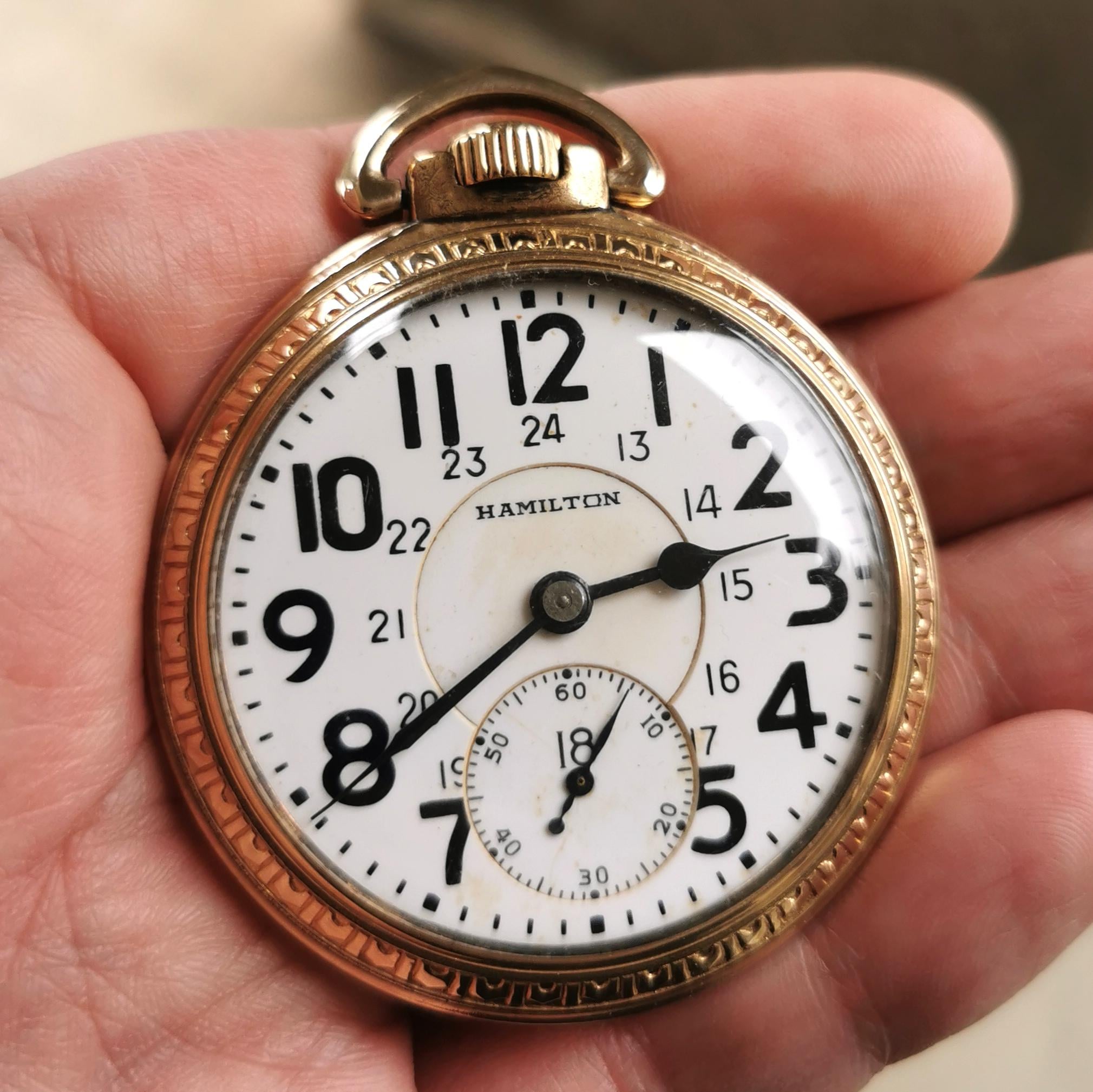 Railroad grade hot sale pocket watch