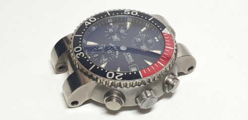 Oris Divers Chronograph Geh use 7542P Titanium mit Zifferblatt und