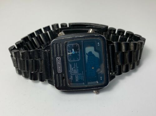 Rare Seiko H239-5060 Vintage Analog Digital Dual Japan Digital Watch Parts  Rep. | WatchCharts Marketplace