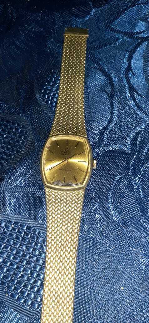 omega watch swiss made 18k 0.750