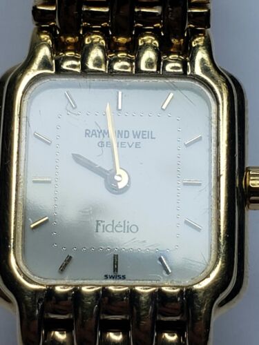 RAYMOND WEIL FIDELIO GENEVE 18K GOLD ELECTROPLATED WOMEN WATCH
