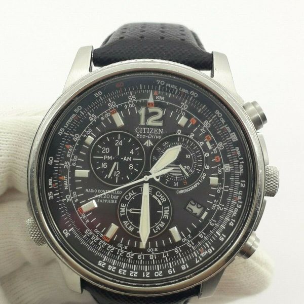 Montre Citizen Promaster Eco-Drive Nighthawk - Chronographe Pilot - Occasion, étanche 200m