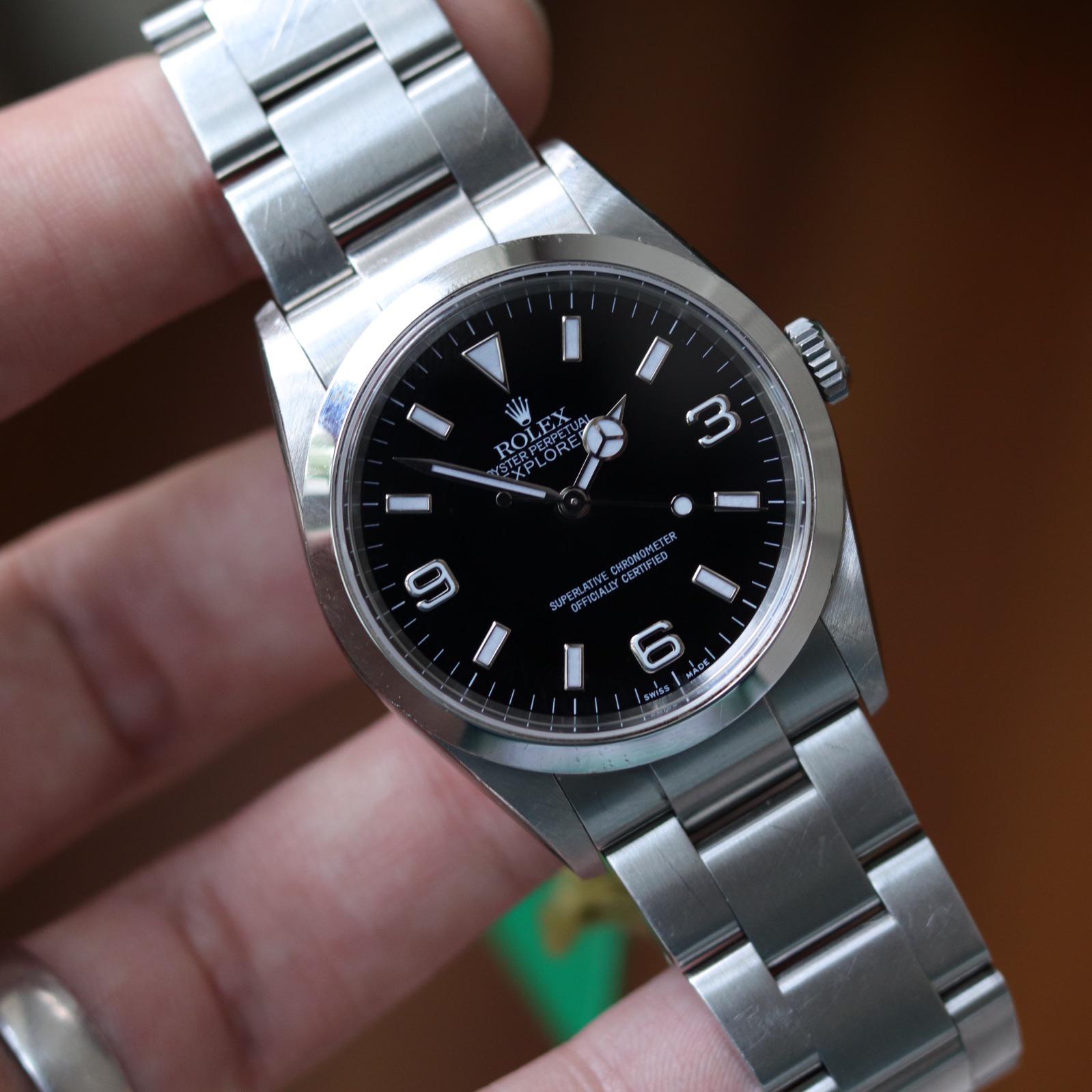 WTS] Rolex Explorer I 114270 F-Serial w/ papers | WatchCharts Marketplace
