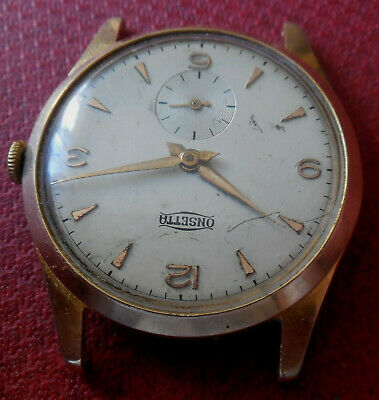 Vintage 1950s Oversized ONSA ONSETTA 15 Jewels Swiss Made Running