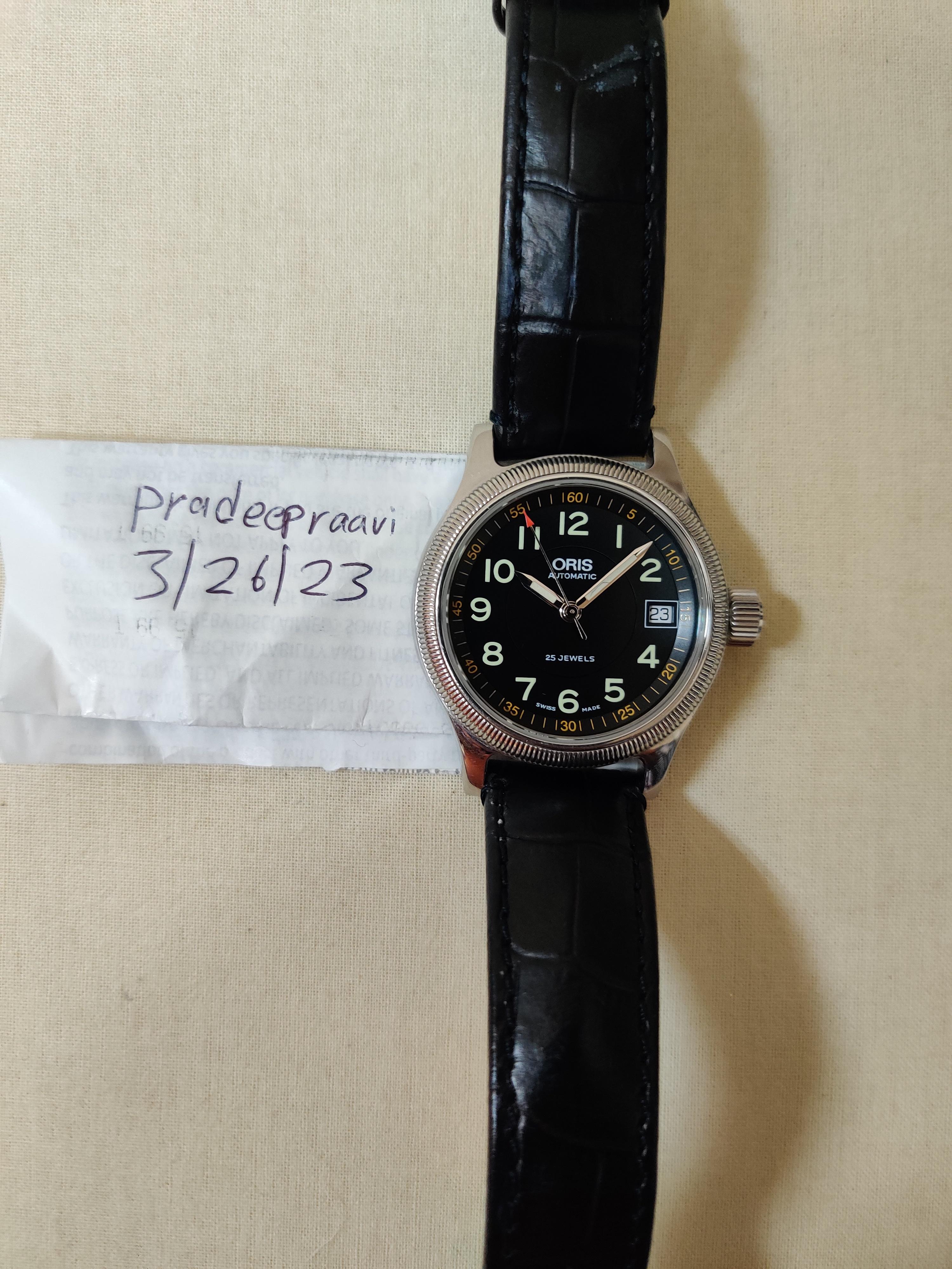 WTS ORIS Big Crown Comandante Ref 633 7482 40 64 WatchCharts