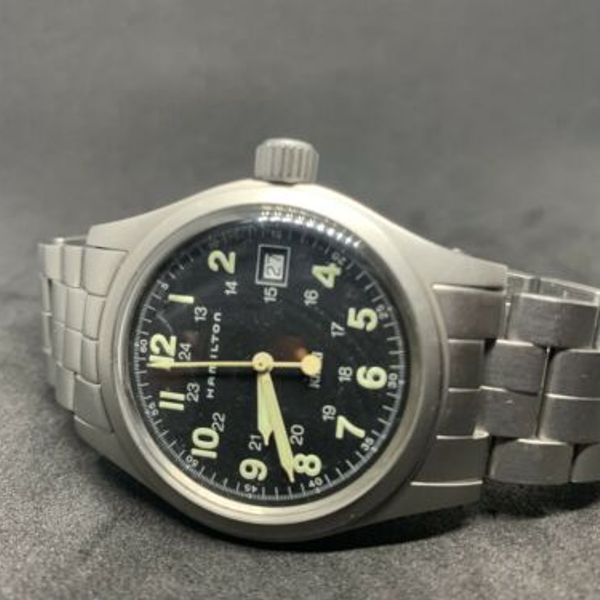 Hamilton Vintage Khaki Field Quartz Watch Ref 6361, Offers Accepted ...