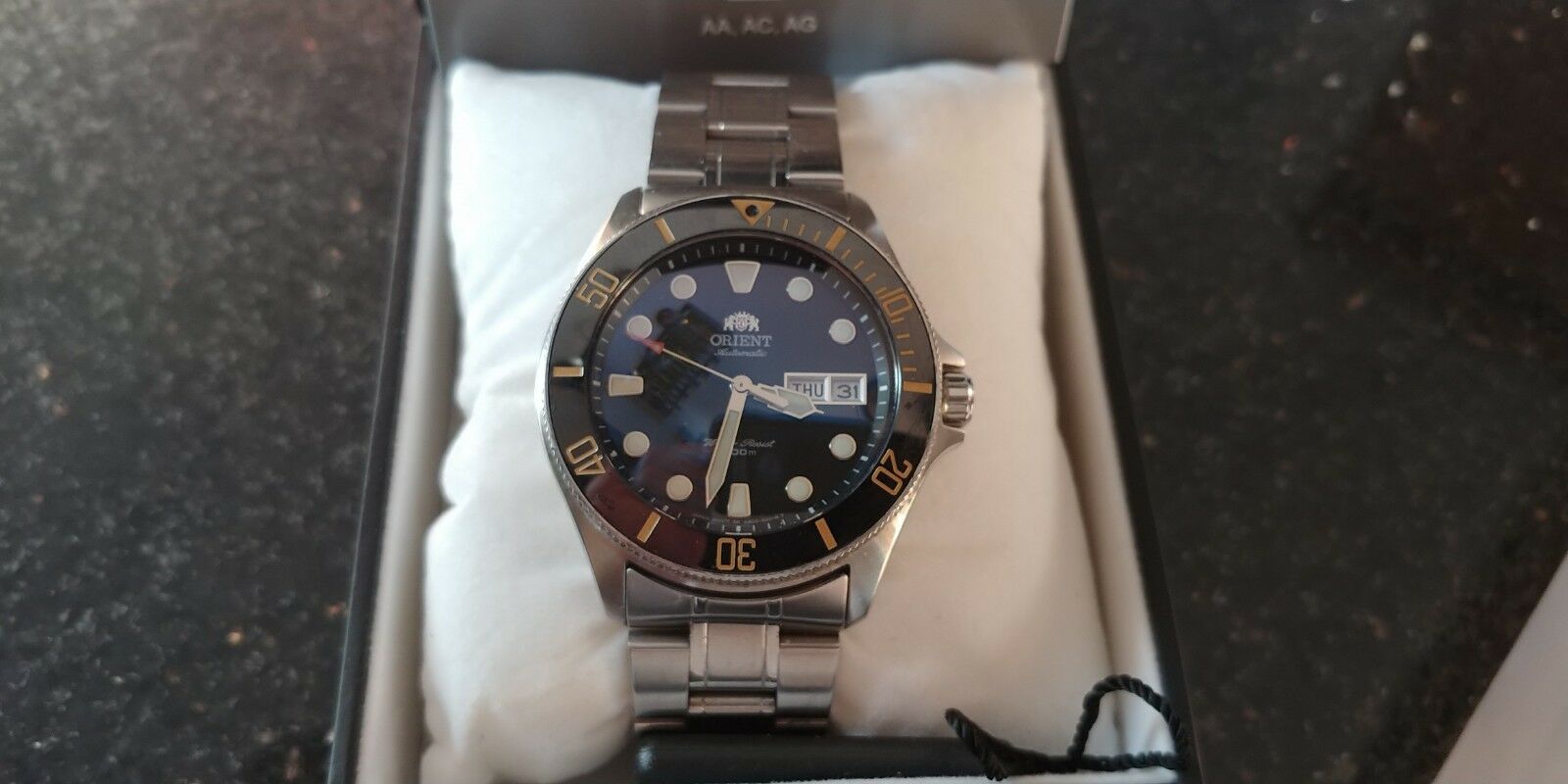 orient ray 2 bezel insert