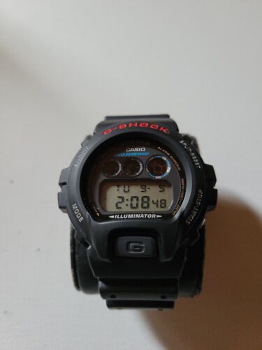 Mens Casio G-SHOCK 3230 Black⁄Red Digital Watch DW-6900