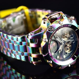 Invicta Reserve 52mm VENOM Fusion DOUBLE OPEN HEART Automatic